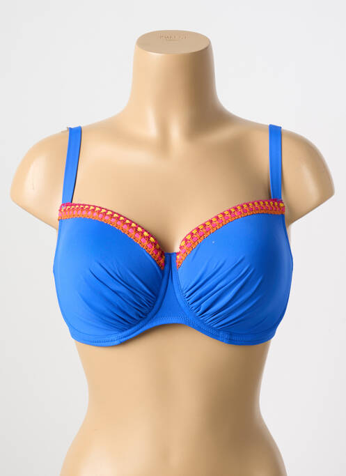 Sutien de costum de baie albastru ANTIGEL femeie