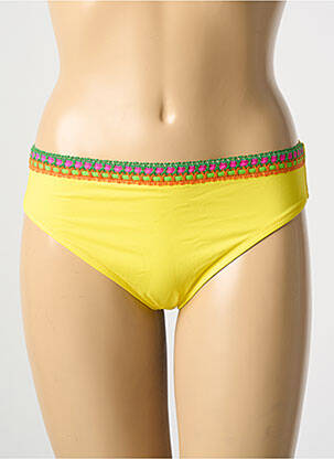 Chiloți de baie galben ANTIGEL femeie