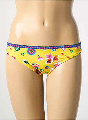 Chiloți de baie galben ANTIGEL femeie