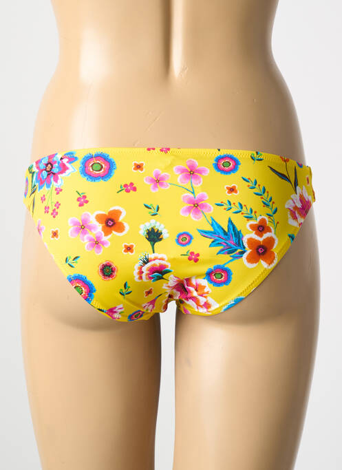 Chiloți de baie galben ANTIGEL femeie