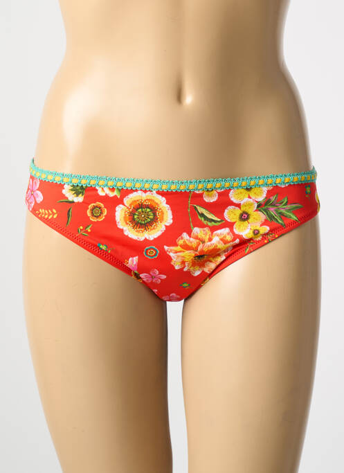 Chiloți de baie roșu ANTIGEL femeie