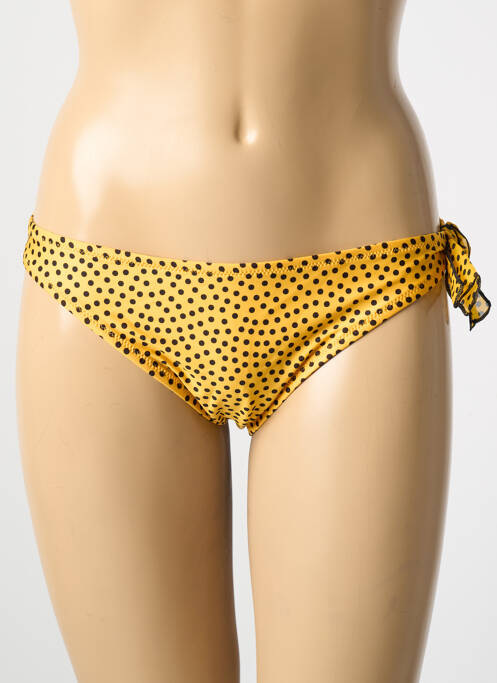 Chiloți de baie galben ANTIGEL femeie