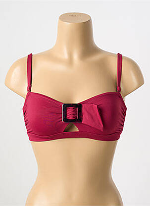 Sutien de costum de baie elasticitate top bentiță roșu SIMONE PERELE femeie
