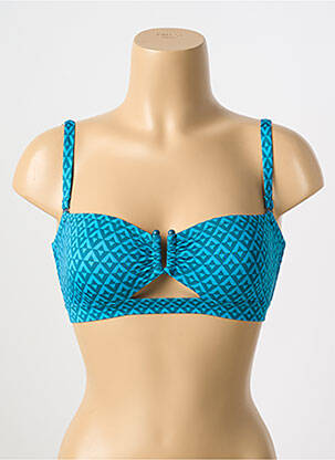 Sutien de costum de baie elasticitate top bentiță albastru SIMONE PERELE femeie