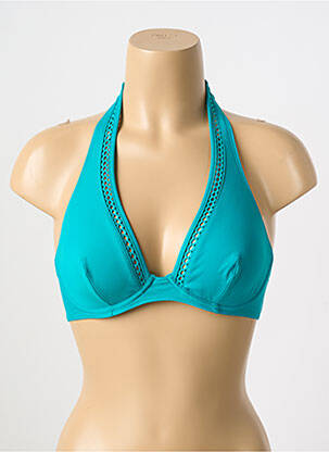 Sutien de costum de baie top triunghiuri top triunghiuri verde SIMONE PERELE femeie