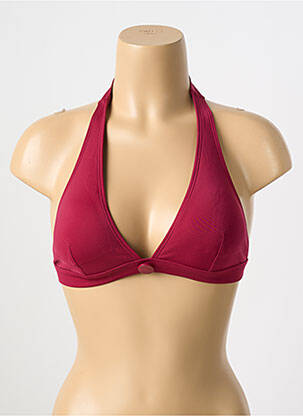 Sutien de costum de baie top triunghiuri top triunghiuri roșu SIMONE PERELE femeie