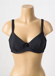Sutien de costum de baie elasticitate sutien cupe întregi cu decolteu înalt negru SIMONE PERELE femme