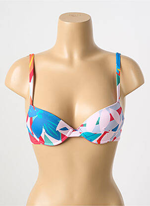 Sutien de costum de baie elasticitate top sutien modelat albastru SIMONE PERELE femeie