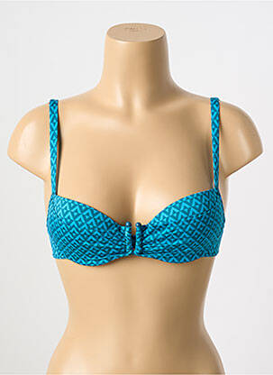 Sutien de costum de baie elasticitate top sutien modelat albastru SIMONE PERELE femeie
