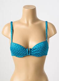 Sutien de costum de baie elasticitate top sutien modelat albastru SIMONE PERELE femme