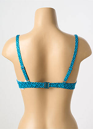 Sutien de costum de baie elasticitate top sutien modelat albastru SIMONE PERELE femeie