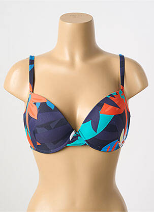 Sutien de costum de baie elasticitate top sutien modelat albastru SIMONE PERELE femeie