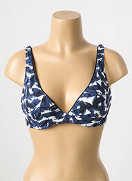 Sutien de costum de baie elasticitate top sutien modelat albastru SIMONE PERELE femme