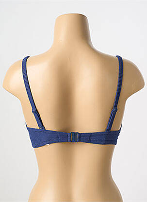 Sutien de costum de baie elasticitate sutien balconet cu decolteu înalt albastru SIMONE PERELE femeie