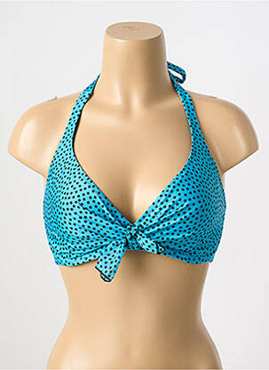 Sutien de costum de baie albastru ANTIGEL femeie