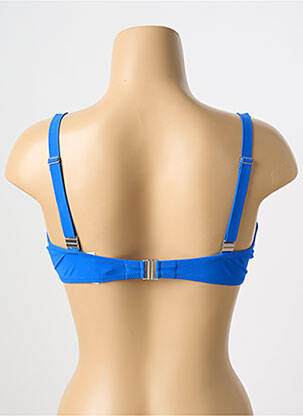 Sutien de costum de baie elasticitate top sutien modelat albastru ANTIGEL femeie