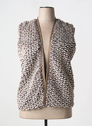 Vestă fără mâneci maro MERI & ESCA femeie