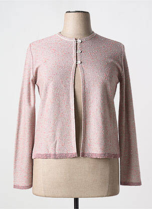 Vestă cu mâneci lungi roz I.ODENA femeie