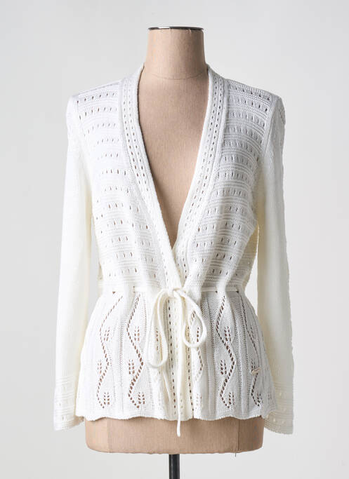 Vestă cu mâneci lungi alb MINO MORA femeie