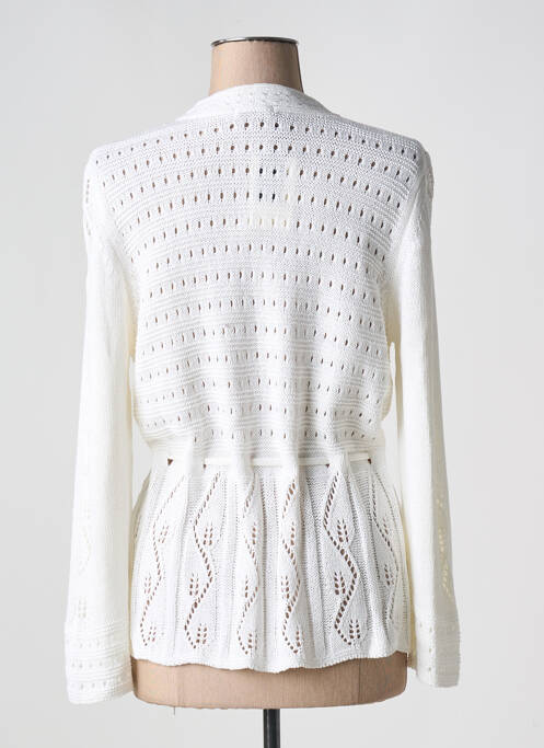 Vestă cu mâneci lungi alb MINO MORA femeie