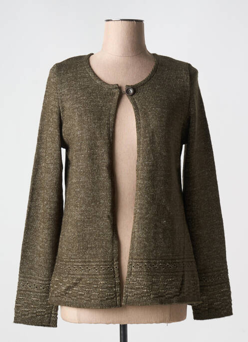 Vestă cu mâneci lungi verde GRIFFON femeie