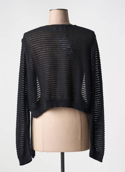 Vestă cu mâneci lungi negru COULEURS DU TEMPS femeie