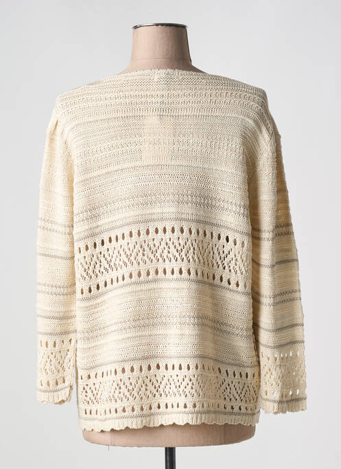 Vestă cu mâneci lungi bej MINO MORA femeie