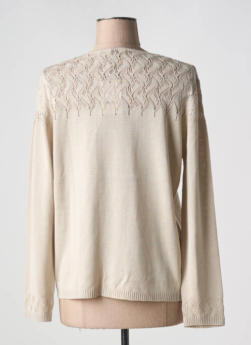 Vestă cu mâneci lungi bej MINO MORA femeie