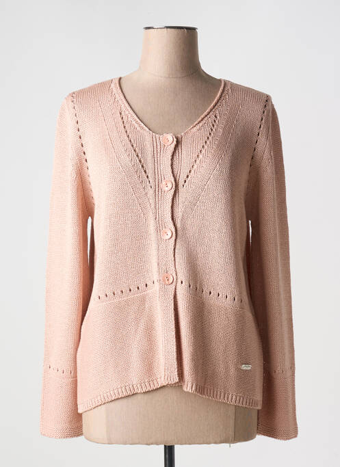 Vestă cu mâneci lungi roz MINO MORA femeie