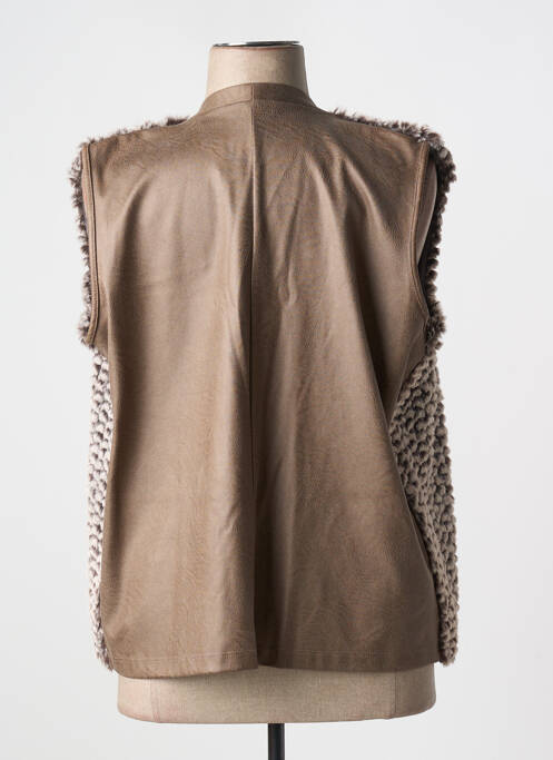 Vestă fără mâneci maro MERI & ESCA femeie