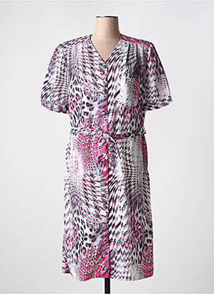 Rochie midi roz GUY DUBOUIS femeie