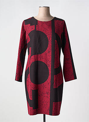 Rochie midi roșu GUY DUBOUIS femeie