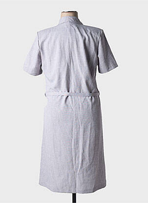 Rochie midi mâneci scurte mâneci scurte gri 20/20 femeie