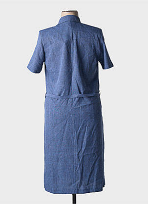 Rochie midi mâneci scurte mâneci scurte albastru 20/20 femeie