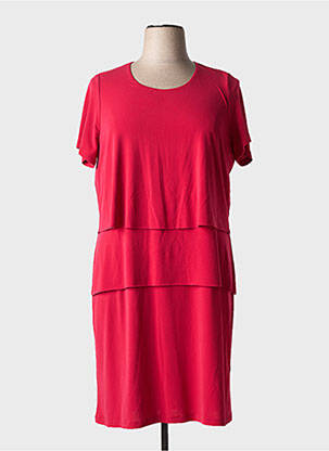 Rochie midi roșu GUY DUBOUIS femeie