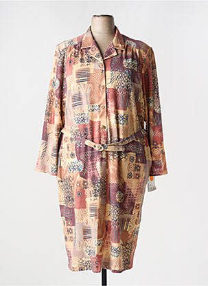 Rochie midi portocaliu !OHO! femeie