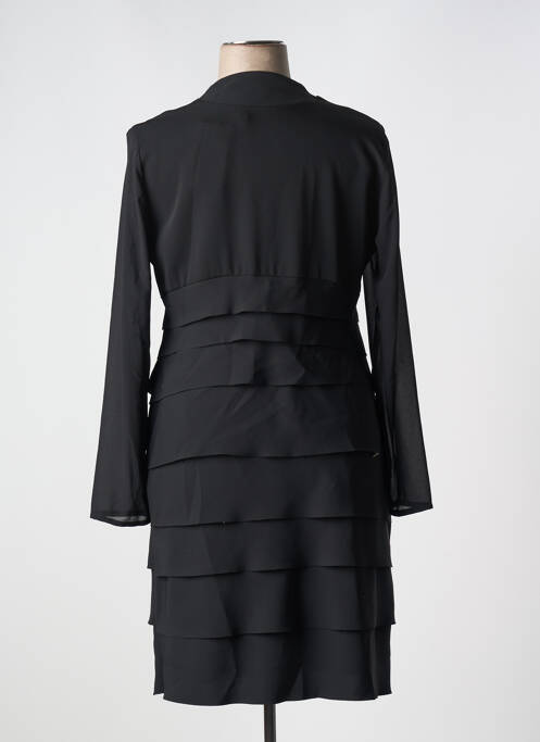 Rochie midi negru QUATRE VINGT JOURS femeie