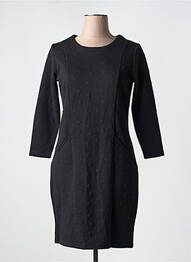 Rochie scurtă mâneci 3/4 mâneci 3/4 negru CONCEPT K femme