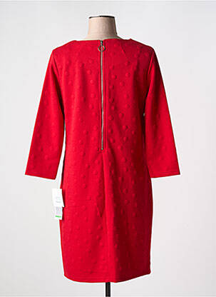 Rochie scurtă mâneci 3/4 mâneci 3/4 roșu CONCEPT K femeie