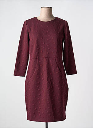 Rochie scurtă mâneci 3/4 mâneci 3/4 violet CONCEPT K femeie