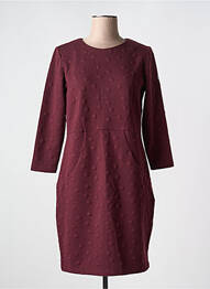 Rochie scurtă mâneci 3/4 mâneci 3/4 violet CONCEPT K femme