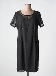 Rochie midi mâneci scurte mâneci scurte negru GRIFFON femme