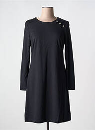 Rochie midi mâneci lungi mâneci lungi negru SENORETTA femme