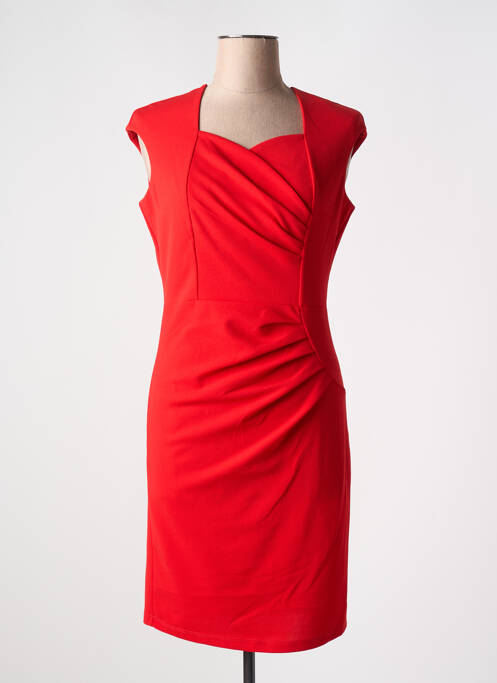 Rochie scurtă roșu COULEURS DU TEMPS femeie