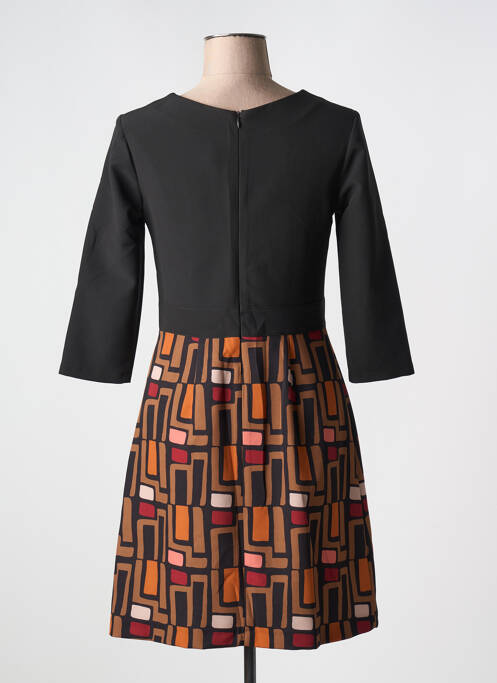 Rochie scurtă negru QUATRE VINGT JOURS femeie