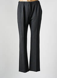 Pantalon drept talie cu cleme talie înaltă gri GUY DUBOUIS femme