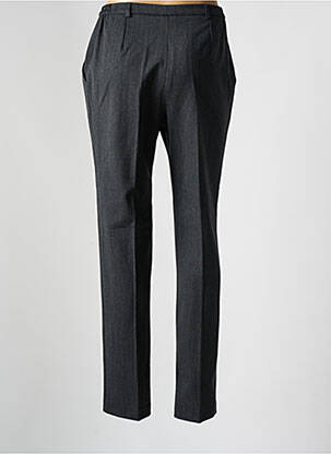 Pantalon drept talie cu cleme talie înaltă gri GUY DUBOUIS femeie