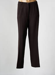 Pantalon drept țesătură crep mărime normală maro GUY DUBOUIS femme