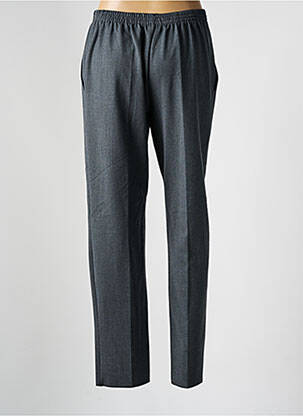 Pantalon drept talie elastică mărime normală gri GRIFFON femeie
