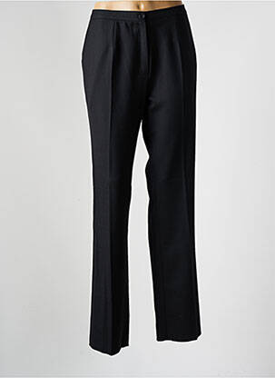 Pantalon evazat talie elastică mărime normală negru GRIFFON femeie